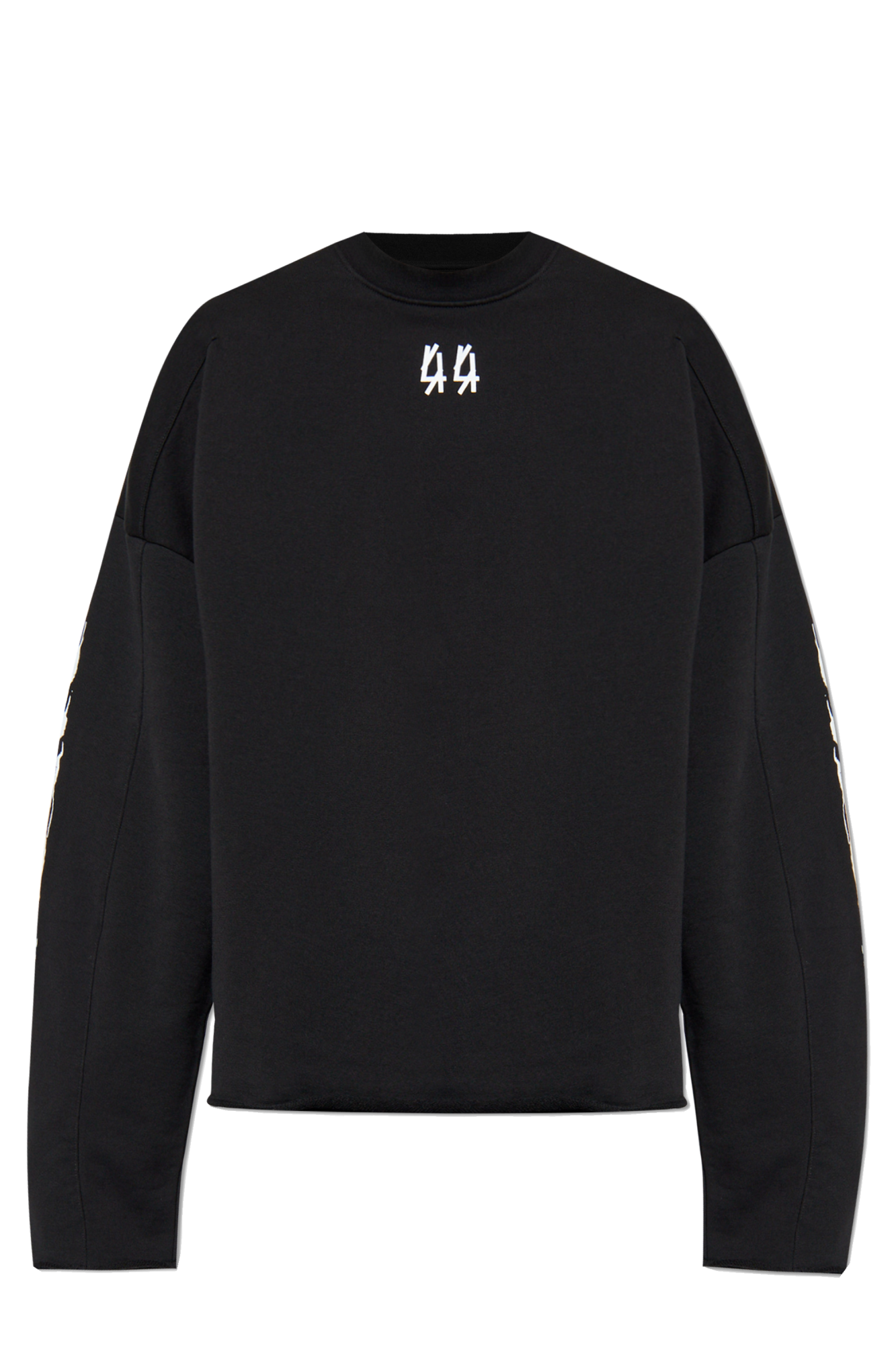スウェット・トレーナー 44 LABEL GROUP BLACK, WHITE AND RED COTTON SWEATSHIRT 44 Label Group Sweatshirt with logo | Men's Clothing | Vitkac